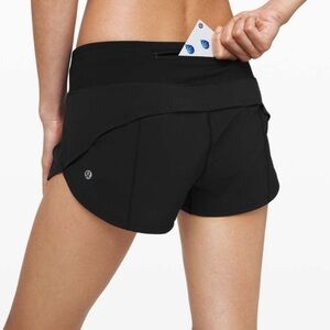 Lululemon Speed Up Short *2.5" Original Black